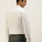 Ramraj Cotton Mens Full Sleeve Formal 100 % Cotton White Shirt | Swadesiicart