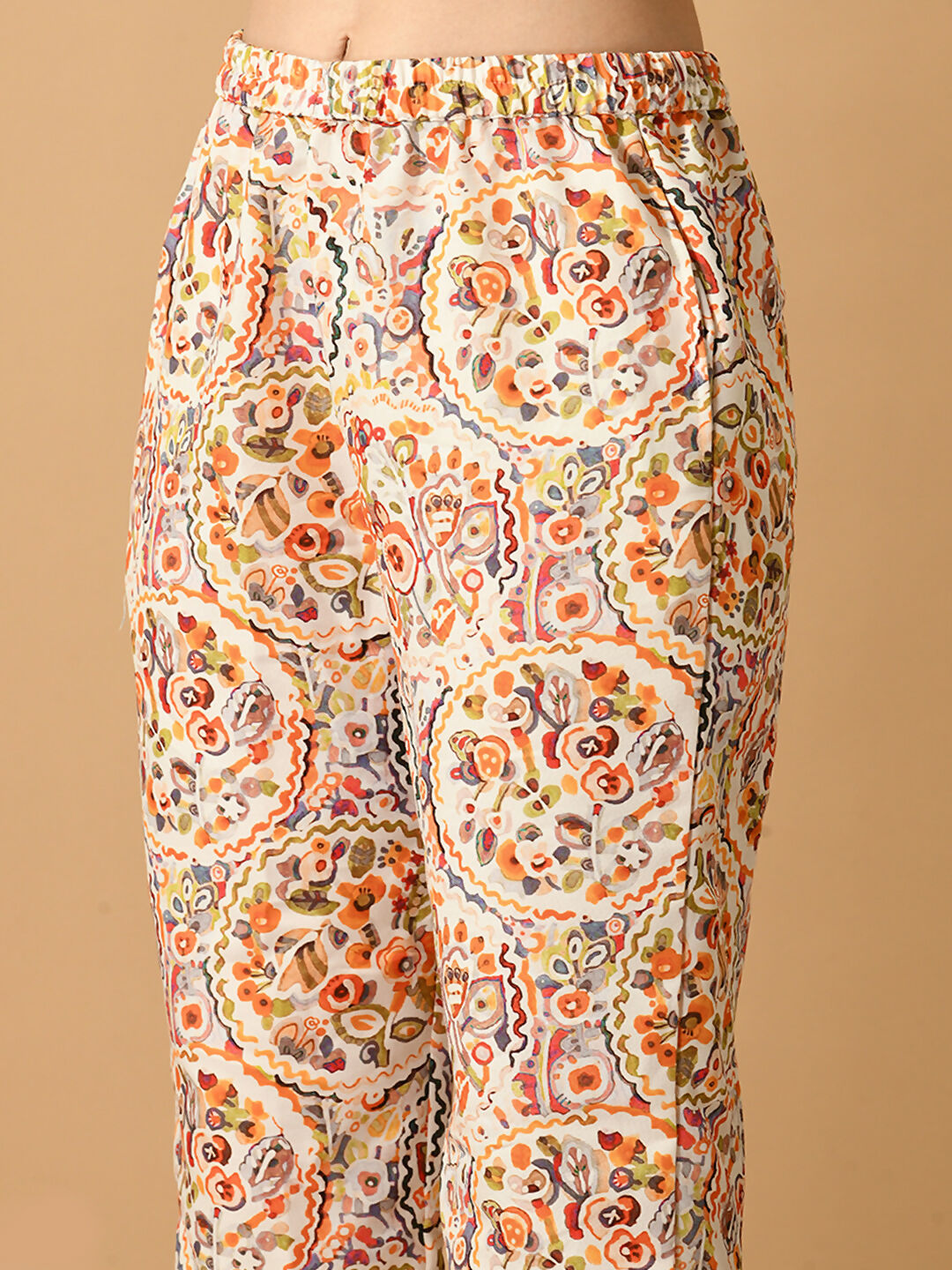 Myshka Women's Multi Printed Shirt With Trousers - Swadesiicart
