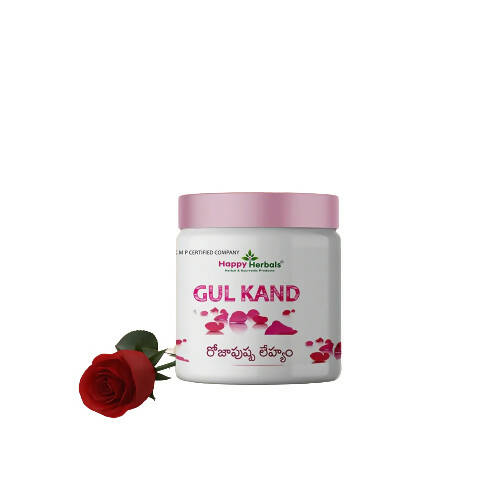 Happy Herbals Gulkand-Roja Pushpa Lehyam | Swadesiicart
