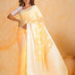 Vamsee Sikha Yellow Georgette Saree - Swadesiicart