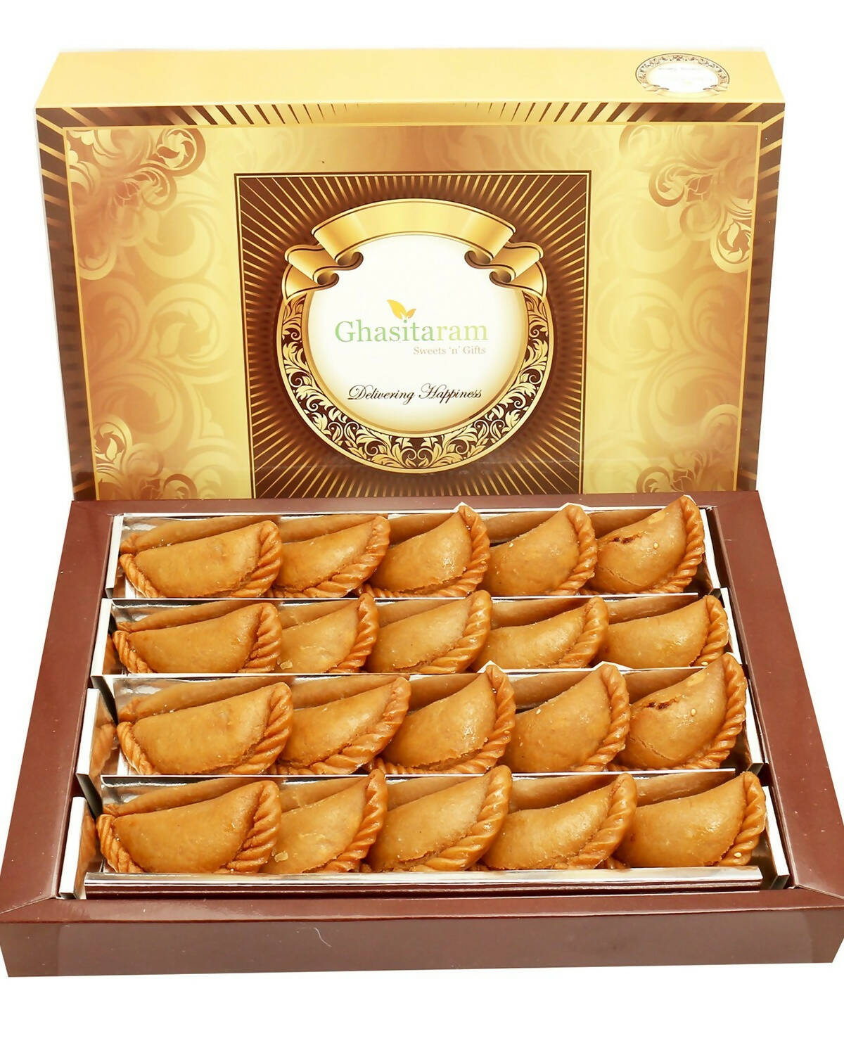 Ghasitaram Sugarfree Dry Sweet Gujiya | Swadesiicart