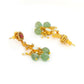 Natural Stones Antique Finish Earrings and Choker Necklace set - Ruby Raang | Swadesiicart
