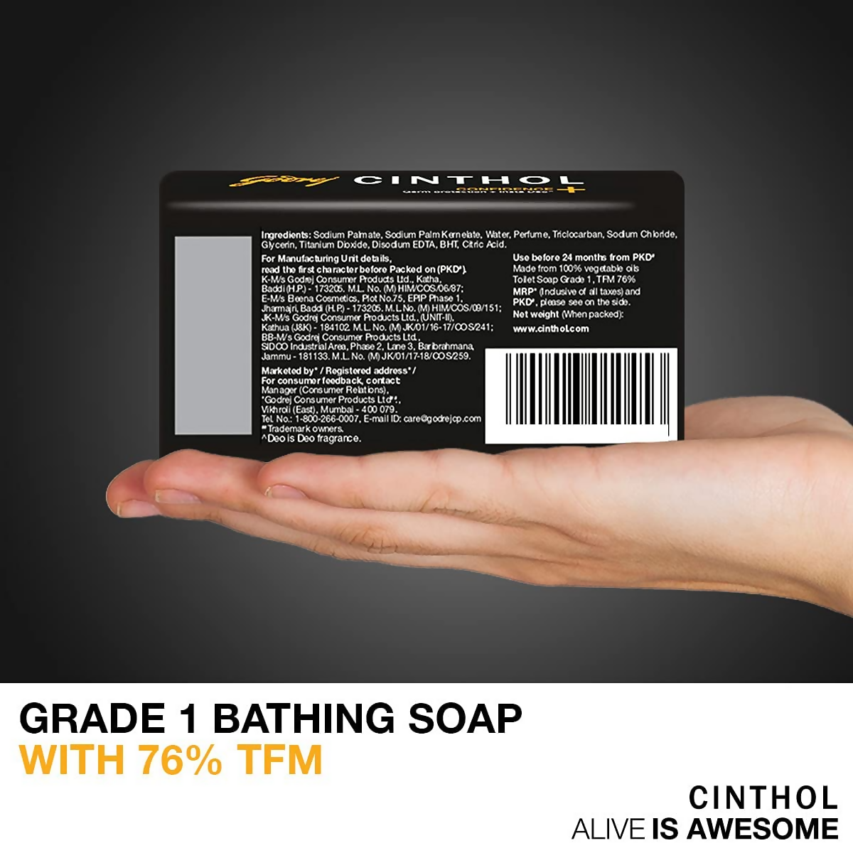 Cinthol Health+ Soap | Swadesiicart