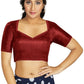 Aastha Fashion Women's Maroon Art Silk Designer Traditional Readymade Blouse