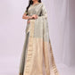 Shree Shyam Fashion Organza Grey Saree