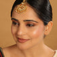 Nuyug 22K Gold-Plated Kundan Studded Maang Tikka Head Jewellery | Swadesiicart