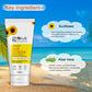 Globus Naturals Hydra Gel Sunscreen With Goodness of Sunflower & AloeVera For Sun Protection All Skin Types | Swadesiicart