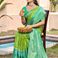 Shree Shyam Fashion Rama Green Pochampally Silk Saree