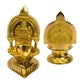 Spillbox Gold-Toned Brass Varagi Amman Diya Pooja Essential | Swadesiicart