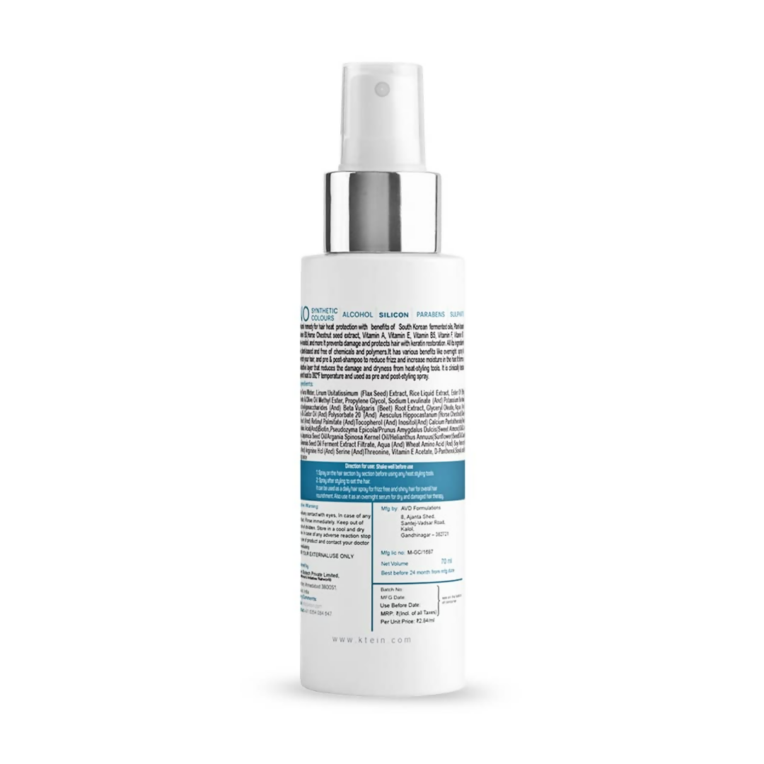 Ktein Natural 100% Plant Based Multi Vitamin Purpose with Deep Nourishment Hairspray For Hair - Swadesiicart