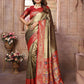 Aastha Fashion Brown Banarasi Tissue Silk Weaving Saree