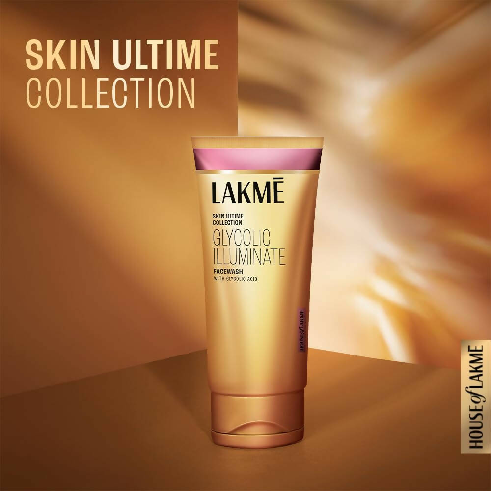 Lakme Glycolic Illuminate Facewash with Glycolic Acid - Swadesiicart