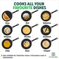 The Indus Valley CASTrong Cast Iron Concave Tawa, Pre-seasoned, Nonstick, 100% Pure, Toxin-free, Spatula, 25.4cm, 1.9kg
