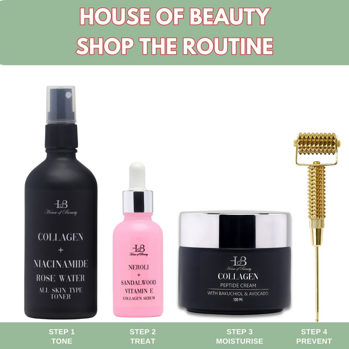 House of Beauty Collagen Serum With Vitamin E - Swadesiicart