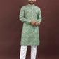 Anaita Light Green Digital Print Kurta