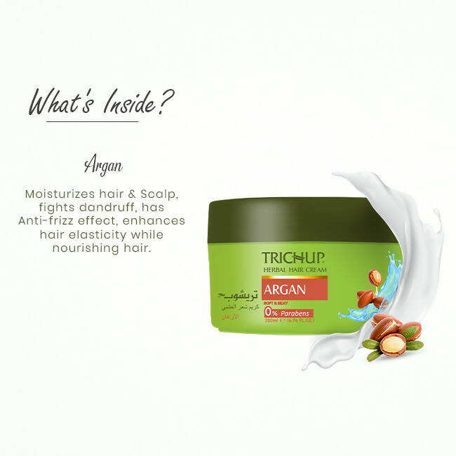 Vasu Healthcare Trichup Argan Herbal Hair Cream - Limited Time Offer - Swadesiicart