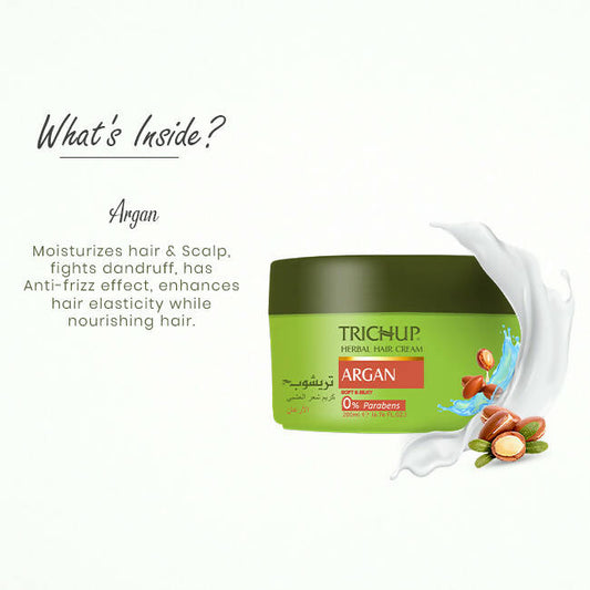 Vasu Healthcare Trichup Argan Herbal Hair Cream - Limited Time Offer - Swadesiicart