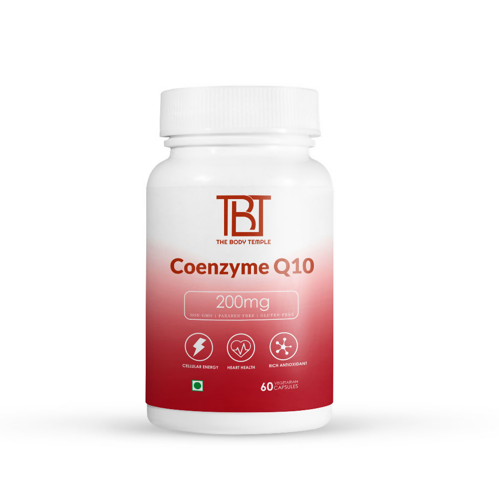The Body Temple Coenzyme Q10 200 mg For Heart Health Capsules | Swadesiicart