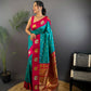 Joban Fashion Light Brown Butti Banarasi Silk Sarees | Swadesiicart