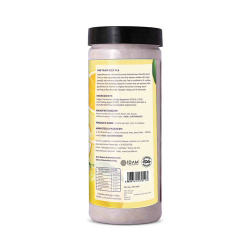 Bevzilla Lemon Instant Iced Tea Mix | Swadesiicart