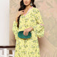 Ahalyaa Women's Traditional wear Kurta - Yellow | Swadesiicart