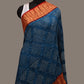 Teal and Red Bandhani Kanchipuram Silk Handloom Dupatta with Border Design - Global Threads | Swadesiicart