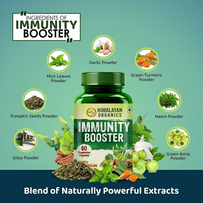 Himalayan Organics Immunity Booster Vegetarian Capsules | Swadesiicart