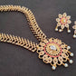 AD Ruby Bridal Necklace Set