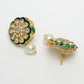 NVR Women's White & Gold-Polished Kundan & Pearl Jewellery Set - Swadesiicart