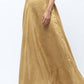 Cheera Golden Color Silk Blend Long Skirt