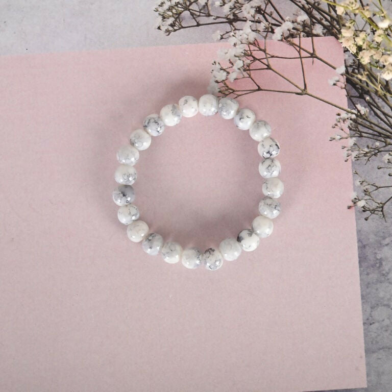 NVR Men & Women Marbel Elasticated Bracelet - Swadesiicart