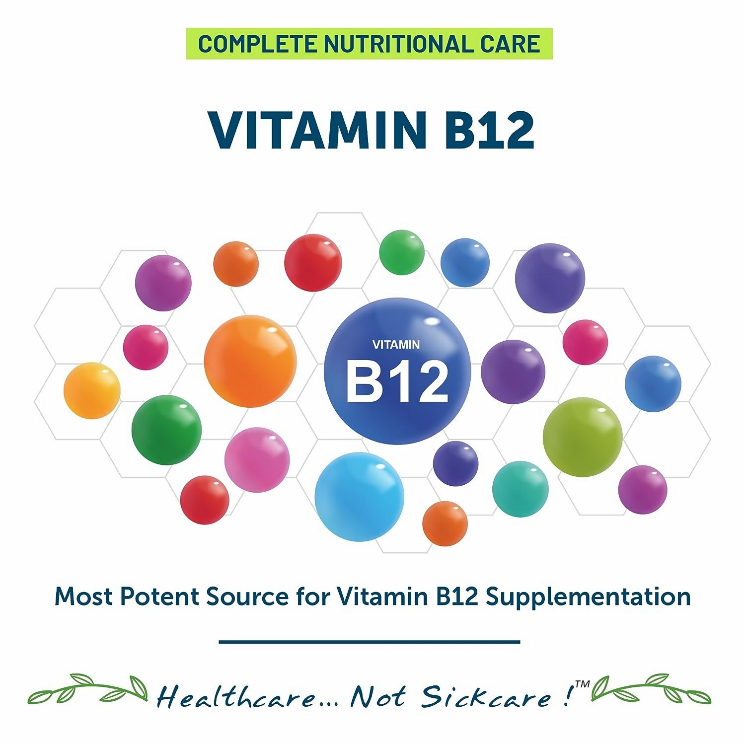 Bliss Welness Vitamin B12 Tablets - Swadesiicart
