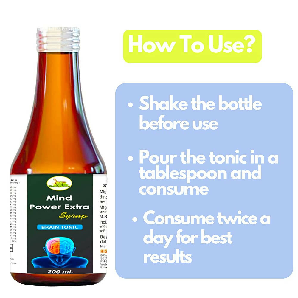 Mind Power Extra Brain Tonic Syrup | Swadesiicart