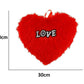 Anupam Enterprises Plush Heart Shaped Soft Stuffed Love Throw Cushion Pillows Red Color