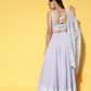 Ahalyaa women's wear Traditional wear lehenga choli - Powder Blue | Swadesiicart
