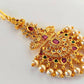 AD Peacock Bridal Beautiful Maang Tikka | Swadesiicart