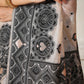 Shree Shyam Fashion Linen Cotton Black & Cream Saree