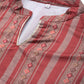 Ahalyaa Women's Traditional wear Kurta - Maroon | Swadesiicart