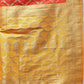 Lorenvalley Fashion Red & Yellow Patola Silk Woven Design Meenakari Weaving Saree - Swadesiicart