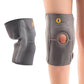 Orth-rem Grey Elastic Knee Support Brace With Side Stabilizer- Large | Swadesiicart