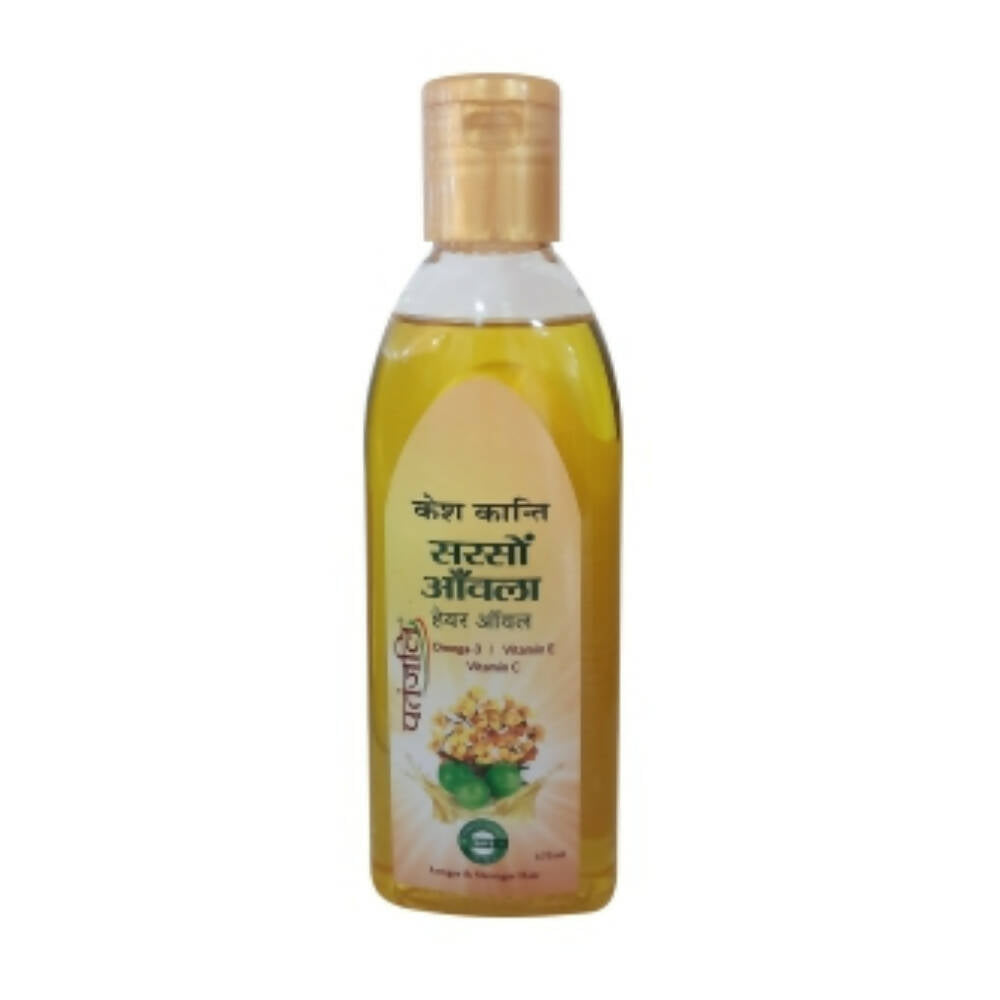 Patanjali Kesh Kanti Sarson Amla Hair Oil | Mustard & Amla Ayurvedic Oil for Hair Growth & Strength