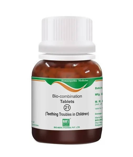 Bio India Homeopathy Bio-combination 21 Tablets | Swadesiicart