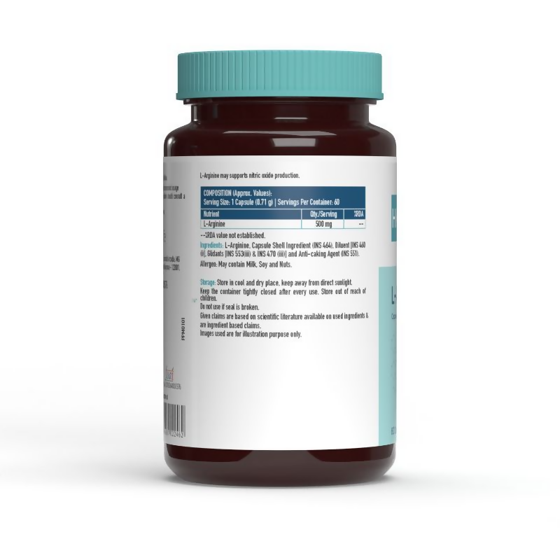 HK Vitals L-Arginine Capsules | Swadesiicart