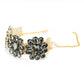 Mominos Fashion Joharkamal Gold-Polished Brass Finish Stone Choker For Women & Girls (Grey) | Swadesiicart