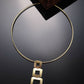 NVR Women Gold-Polished Circular Choker Necklace | Swadesiicart