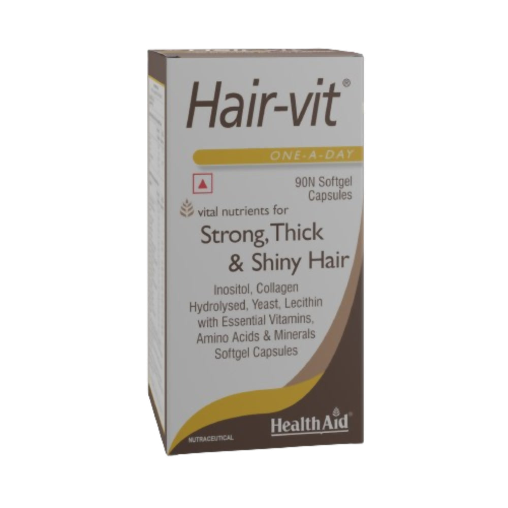 HealthAid Hair-vit (Multivitamins for Hair) Capsules | Swadesiicart