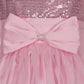 Asmaani Baby Girl's Pink Color Satin Knee Length Frock (AS-DRESS-22030)