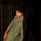 Green viscose Chikankari Embroidery Work Men's Traditional Kurta Set - Mahotsav | Swadesiicart