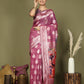 Shree Shyam Fashion Linen Cotton Pink Saree