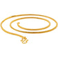 Gold-Polished Alloy Simple Chain - The Pari | Swadesiicart